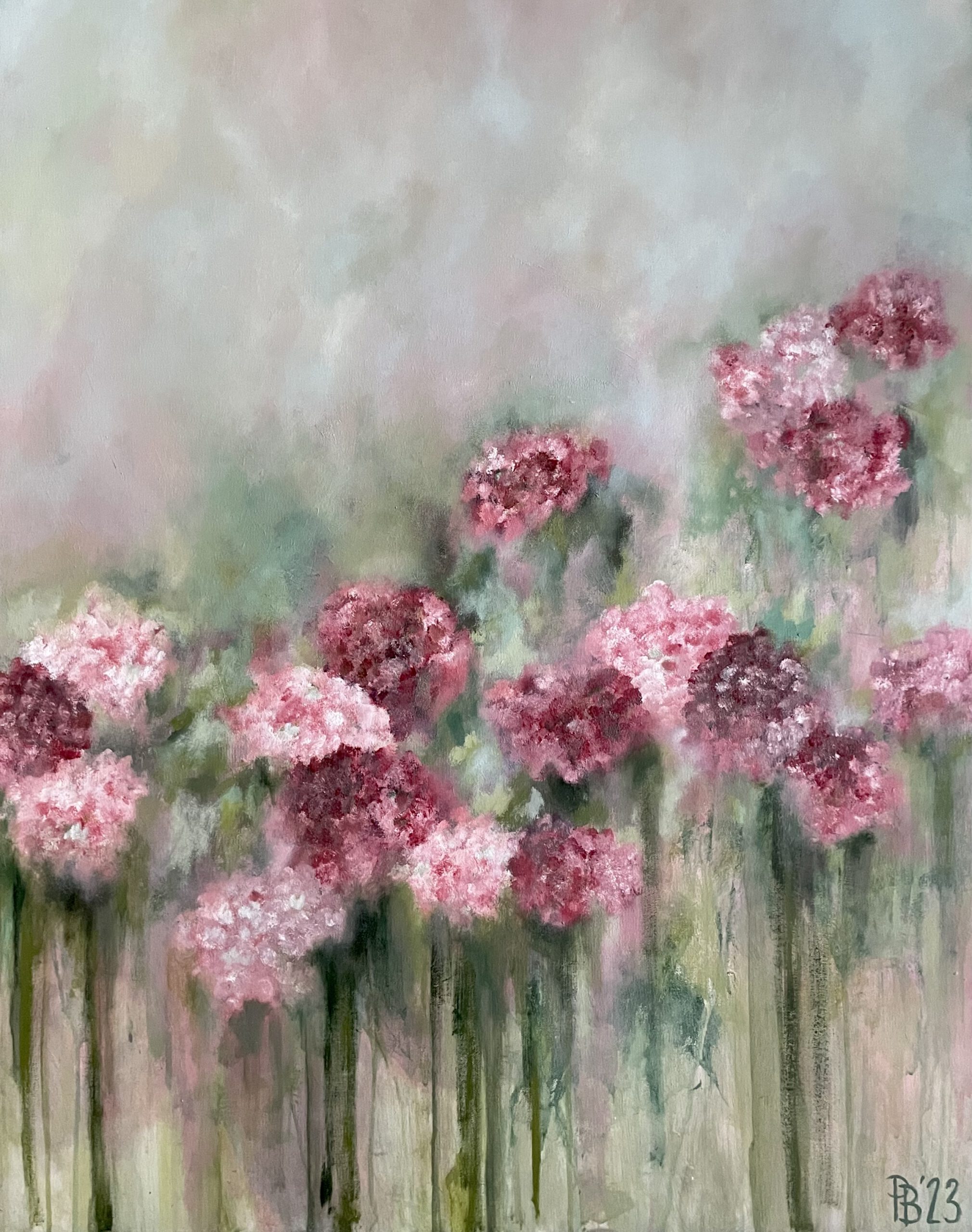 Petra Broo -- Bild mit Blumen 1